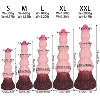 Dildo Tentáculo de Pulpo Gigante con Textura y Ventosa Elevada, Juguete Sexual de Fantasía para Juego Anal y en Pareja