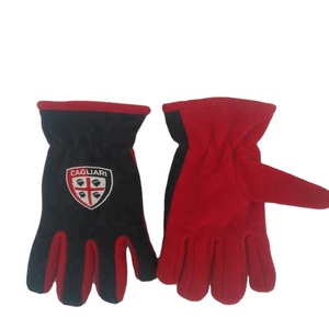 Gant en <span class=keywords><strong>polaire</strong></span> monocouche pour femmes OEM 2 tons de couleurs Gant en <span class=keywords><strong>polaire</strong></span> personnalisé pour hommes avec logo brodé - Product Image 6