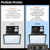 Terminal de point de vente FYJ F1-T1 11'' 3+16G tout-en-un, caisse enregistreuse, tablette Android avec imprimante 80 mm