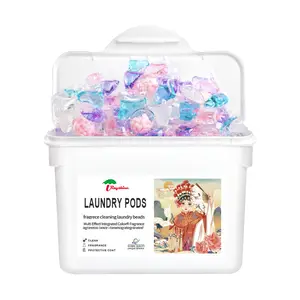 Rayshine Custom Laundry Washing Cleaning Detergent Gel washing capsules One Cells Laundry Pods Beads 8g*20 Family Supply Bitter Pod Child Safe