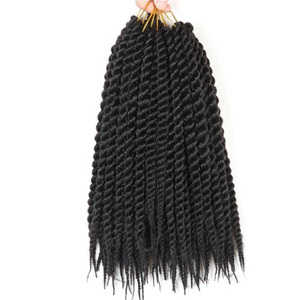 Fibre synthétique haute température <span class=keywords><strong>tresse</strong></span> Crochet Extension de <span class=keywords><strong>cheveux</strong></span> Twist Braids Design - Product Image 4