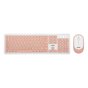 SAMA MK360 Wireless Keyboard <b>Mouse</b> Combo 104 Keys Ultra Thin Ergonomic Design English Layout - Product Image 3