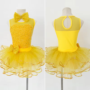 Costume da Balletto AL-P0006 per Bambine, Tutù per Spettacoli di Danza e Performance sul Palco - Product Image 2