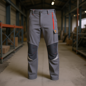 Pantalones de Trabajo Ttake STYLE, Color Gris, Corte S, Pantalones de Seguridad - Product Image 3