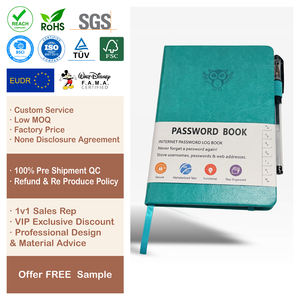 Libretas de Contraseñas, Diseño A5, con Páginas de Inicio de Sesión <span class=keywords><strong>para</strong></span> Seguridad en Línea REACH - Product Image 1