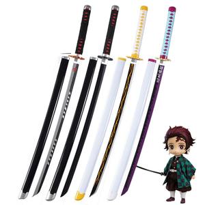 Vente en gros de <span class=keywords><strong>katana</strong></span> en bois de 104 cm, épée de cosplay d'anime Demon Slayer, <span class=keywords><strong>katana</strong></span> de grande taille en bois - Product Image 1