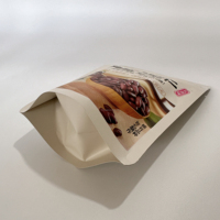 Pochette à fermeture éclair autoportante pour cacahuètes, avec fermeture à glissière, pour boîtes cadeaux de fêtes