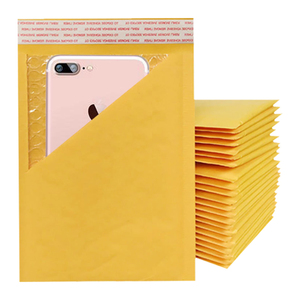 Biểu tượng tùy chỉnh Kraft bong bóng bưu phẩm vận chuyển phong bì trong kho thân thiện với môi túi giấy bao bì gửi thư Túi - Product Image 5