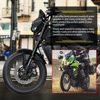 XXUN Roda Depan Hugger Fender Mudguard Mud Splash Guard Fairing Cover untuk Yamaha MT-09 MT09 MT 09 SP 2021 2022 2023