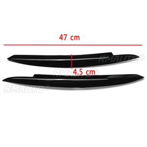 Adorno Adhesivo para Faro Delantero de Coche (Estilo Párpado/Superposición) y Adorno Adhesivo para Rejilla de Ventilación Trasera (Estilo Párpado) para VW GOLF MK6 GTI GTD GTR 08-13 - Product Image 6