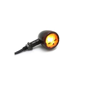 Clignotants LED personnalisés pour moto, design rétro en métal, tête de mort fantôme - Product Image 4