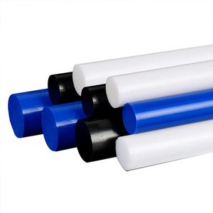 Varillas de Nylon PA66 Sólidas y Redondas, Blancas, Negras y Azules, Resistentes al Desgaste y a la Corrosión, Piezas de Ingeniería Plástica Personalizadas - Product Image 1