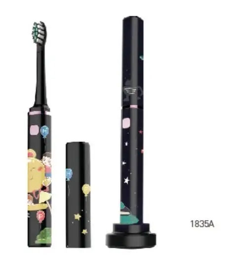 Travel Design 1835 Automatic Sonic Toothbrush 1pcs Adult Add 1pcs Kids Electric Toothbrush Set For Your Family