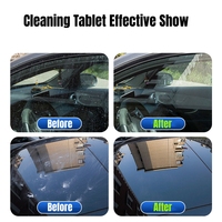 OEM 6 comprimés/paquet Comprimés nettoyants écologiques pour vitres de voiture en verre miroir