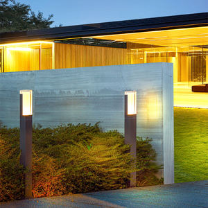 Borne lumineuse LED extérieure étanche IP65 en aluminium, style moderne, COB LED, 10W, pour jardin, allée et pelouse - Product Image 3