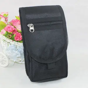 Bagsplaza定制批发黑色智能手机袋手机便携包收纳包腰包