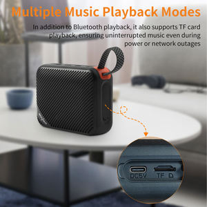 Haut-parleur de voyage sans fil étanche populaire pour l'extérieur avec super basses, microphone intégré, lumières LED et longue autonomie de batterie - Product Image 4