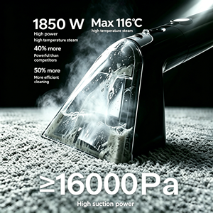 2026 CE CB Aspirateur <span class=keywords><strong>Nettoyeur</strong></span> <span class=keywords><strong>Vapeur</strong></span> Portable à Forte Aspiration pour Nettoyage Humide et Sec des Taches sur <span class=keywords><strong>Canapé</strong></span>, <span class=keywords><strong>Tapis</strong></span>, Matelas, Tissus d'Ameublement et <span class=keywords><strong>Tapis</strong></span> pour Animaux - Product Image 5