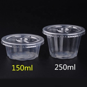 150ml and <strong>250ml</strong> Plum Blossom Shape Ice Cream <strong>Cups</strong> Disposable <strong>Yogurt</strong> Container PP Material With Custom Printing - Product Image 2