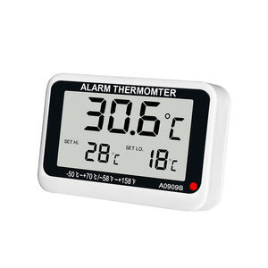 Mini LCD kỹ thuật số tủ đông nhiệt độ <span class=keywords><strong>Meter</strong></span> tủ lạnh Nhiệt kế với nam châm Ngưỡng báo động - Product Image 5