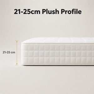 Colchón Totalmente Desmontable de 22 cm con Muelles Ensacados, Sin Pegamento, Acolchado de Yute Extraíble, Más Firme, para Dormitorio - Product Image 6