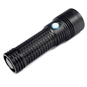 Linterna LED T20 Recargable de Aleación de Aluminio, Iluminación Portátil para Exteriores, Patrullaje, Seguridad, Luz Amarilla y Blanca - Product Image 2