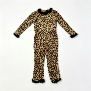 Pijama de leopardo personalizado, pijama de guepardo, disfraz de leopardo, ropa de dormir de leopardo de peluche - Product Image 3