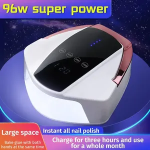Secador de Uñas Profesional Inalámbrico de 96W y 48 LED, Lámpara de Curado UV LED para Salones de Manicura, Gran Venta - Product Image 6