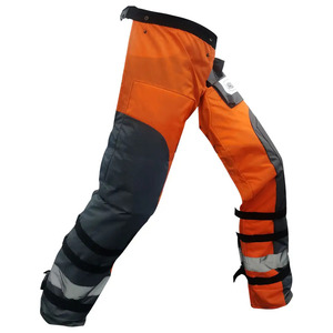 Venta al por mayor pantalones de <span class=keywords><strong>motosierra</strong></span> Sturdyarmor Forester delantal estilo naranja protección pierna corte protección tela <span class=keywords><strong>motosierra</strong></span> Chaps Pantalones - Product Image 3