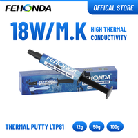 Masilla Térmica de Silicona de un Componente de 18.0 W/mk, Gel Térmico Conductor de Aluminio para Refrigeración de CPU y Cajas de Ordenador