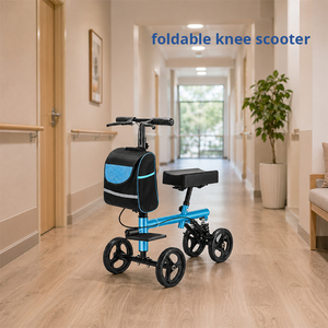 Déambulateur à genouillères pour personnes handicapées, robuste, en acier au carbone, certifié CE, léger, Relaxsmith KW6008, réadaptation, mobilité - Product Image 2