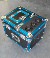 Máquina de Humo Profesional para Escenarios, 600W, Doble Generador de Niebla, Niebla Instantánea en 0s, Ventilador Ajustable, Control Remoto DMX