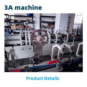 CQT-DSA1 Program Control System Automatic Double-sided Adhesive Pasting Machine Box Notebook <b>Edge</b> Folding Glue Machine - Product Image 5