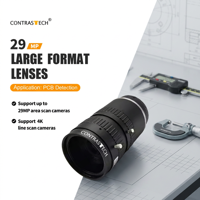 Good Sell 29MP 35/40/50/60/80/90mm F-Mount Large Format Lens Fixed Focus for 4K 8K Line Scan Camera Precision Measurement