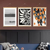 Toptan asılı Poster özel duvar posteri alfabe grafik tuval duvar sanat baskılar poster için dekoratif kaydırma duvar sanatı