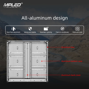 מסך פרסום חיצוני LED של MPLED, עיצוב חיסכון באנרגיה עם קתודה משותפת, מסך LED קבוע P2.5 P3 P4 P5 P6 P8 P10 - Product Image 2