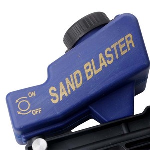 Sandblaster Portable Pneumatic Gravity Sandblasting Gun 600ml 6mm Nozzle Manual Operation <b>Top</b> <b>Loading</b> Spray Gun - Product Image 3