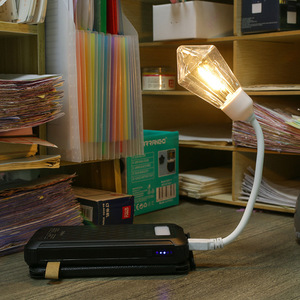 Tungsten Filament Night <b>Light</b> USB Portable Eye Protecting Dormitory Bedside Lamp - Product Image 1