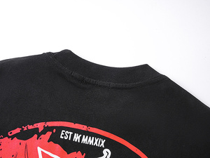 เสื้อเชิ๊ตผู้ชายเสื้อเชิ๊ตพิมพ์ลายเสื้อยืดแขนสั้นสำหรับผู้ชายผ้าฝ้าย100% ไฮสตรีทอันสมัย - Product Image 6