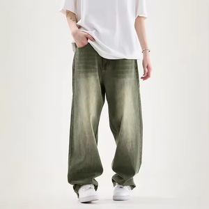 <span class=keywords><strong>Jeans</strong></span> Baggy di Alta Qualità Personalizzati, Stile Cargo Punk, Gamba Larga, <span class=keywords><strong>Boyfriend</strong></span>, Streetwear, Pantaloni Stampati per <span class=keywords><strong>Uomo</strong></span> - Product Image 3