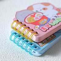 Mini carnet spirale de forme spéciale 86*76mm 60 feuilles 80gsm Papeterie alimentaire, chiots et enfants en gros DEPAI