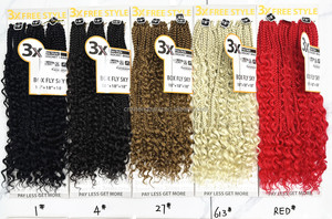 18-Inch Mềm Sông Locs Crochet Tóc 30 Sợi Chất Lượng Cao Tổng Hợp Bím Tóc Cho Ombre Bện Xoăn Nữ Thần Phong Cách - Product Image 4