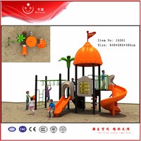 Toboggan de jeu pour enfants MUTONG durable en acier et plastique combinés, avec design personnalisable pour les parcs et jardins publics, utilisation en extérieur