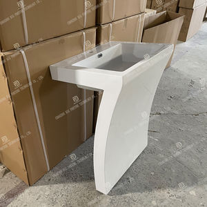 עיצוב חדש לשטוף כיור רחצה כיור רחצה כיור קרמי - Product Image 3