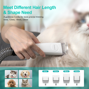 <span class=keywords><strong>Neabot</strong></span> (NEAKASA) P1 Pro 5 en 1 Tondeuse pour animaux de compagnie, tondeuse à poils de chien, brosse anti-peluches, aspirateur, kit de toilettage pour animaux de compagnie - Product Image 2