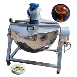 500L Stainless steel steam planetary cooking mixer jacketed kettle