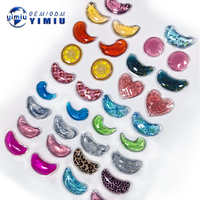 Coussinets oculaires en gel réutilisables en forme de croissant avec logo personnalisable pour le soulagement de la douleur et de l'stress – Vente en gros sur mesure