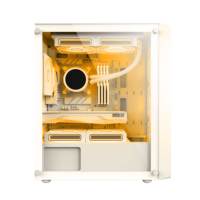 2024 Usine Directe Personnalisé OEM M-ATX Verre Trempé ARGB Gaming PC Cas Économique En Gros Tour D'ordinateur