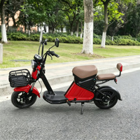 Vélo électrique 60V 500W 800W avec batterie au lithium, moteur sans balais, pneu sous vide 14 pouces, double suspension, vitesse 60 km/h, modèle E Citye EBike