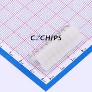 HC-3.96-9A9W Wire-to-Board Pin Header Bent Lead Through Hole,P=3.96mm Connector 1x9P 3.96mm Right Angle Insert CH - Product Image 2